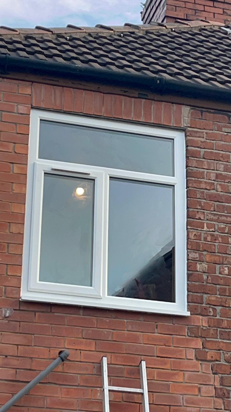 New uPVC window fitted to a Manchester brick home