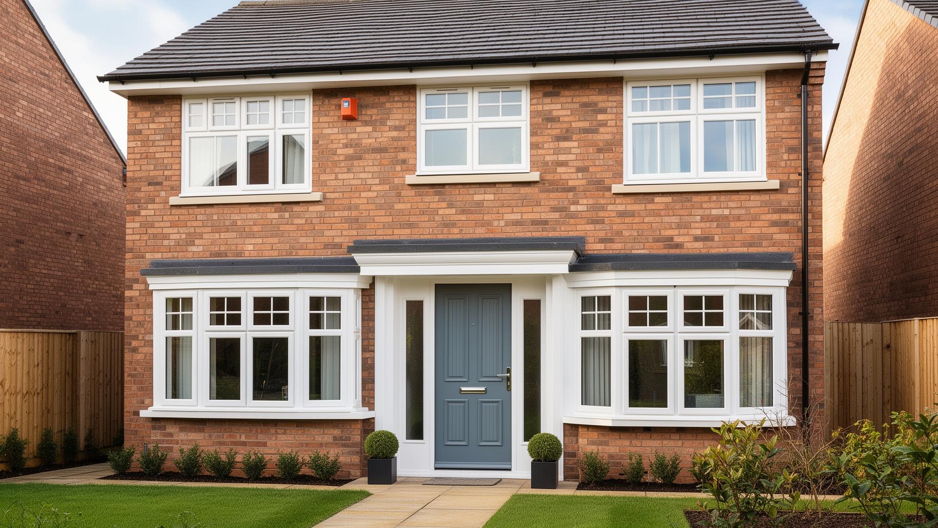 Newly fitted windows and door on a Manchester home